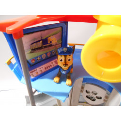 Tour de contrôle Pat Patrouille + Véhicule et Figurine Chase