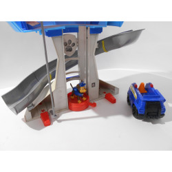 Tour de contrôle Pat Patrouille + Véhicule et Figurine Chase