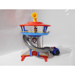 Tour de contrôle Pat Patrouille + Véhicule et Figurine Chase