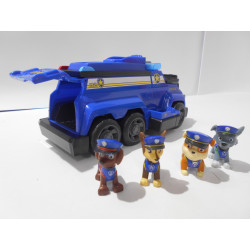 Grand camion d'intervention Pat Patrouille + 4 Figurines