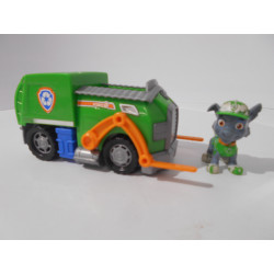 Camion de recyclage Pat Patrouille + Figurine Rocky