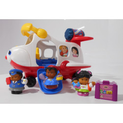 Avion Little People Fisher-Price + personnages