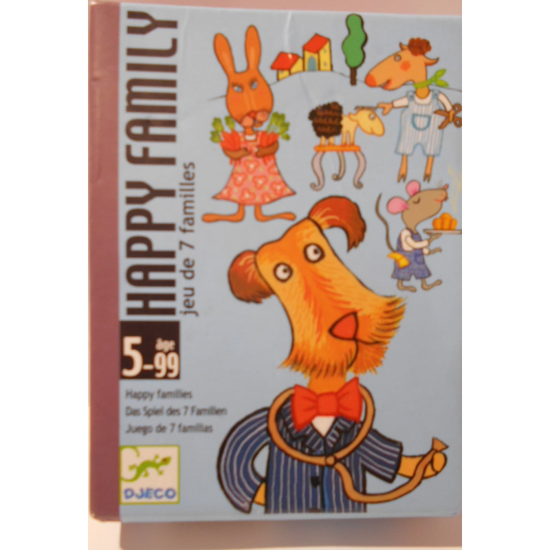 Happy family jeu de 7 familles-Djeco