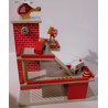 Caserne de pompiers en bois - one two fun