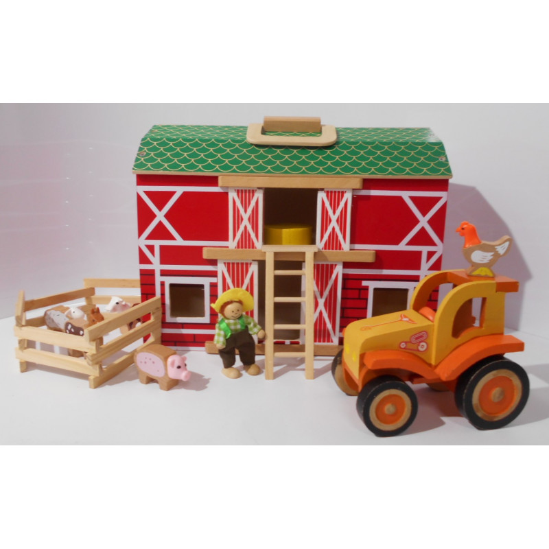 Ferme en bois + Accessoires