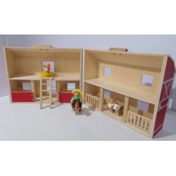 Ferme en bois + Accessoires