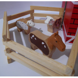 Ferme en bois + Accessoires