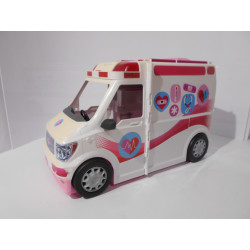 Ambulance Barbie Mattel + poupée