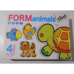 Puzzle Form animals-Diset