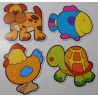 Puzzle Form animals-Diset