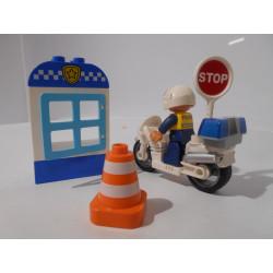 Lego Duplo - La moto de police - Réf 10900 et 5679 (Mix)