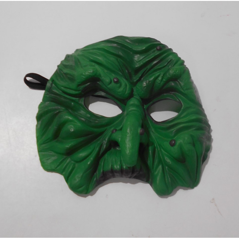 Masque de sorcière vert