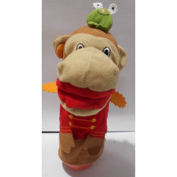 Marionnette singe et petite grenouille