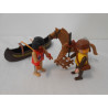 Trappeur et Canöe Indien Playmobil