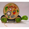 Jouet tortue en bois