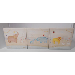 Triptyque animaux Moulin Roty