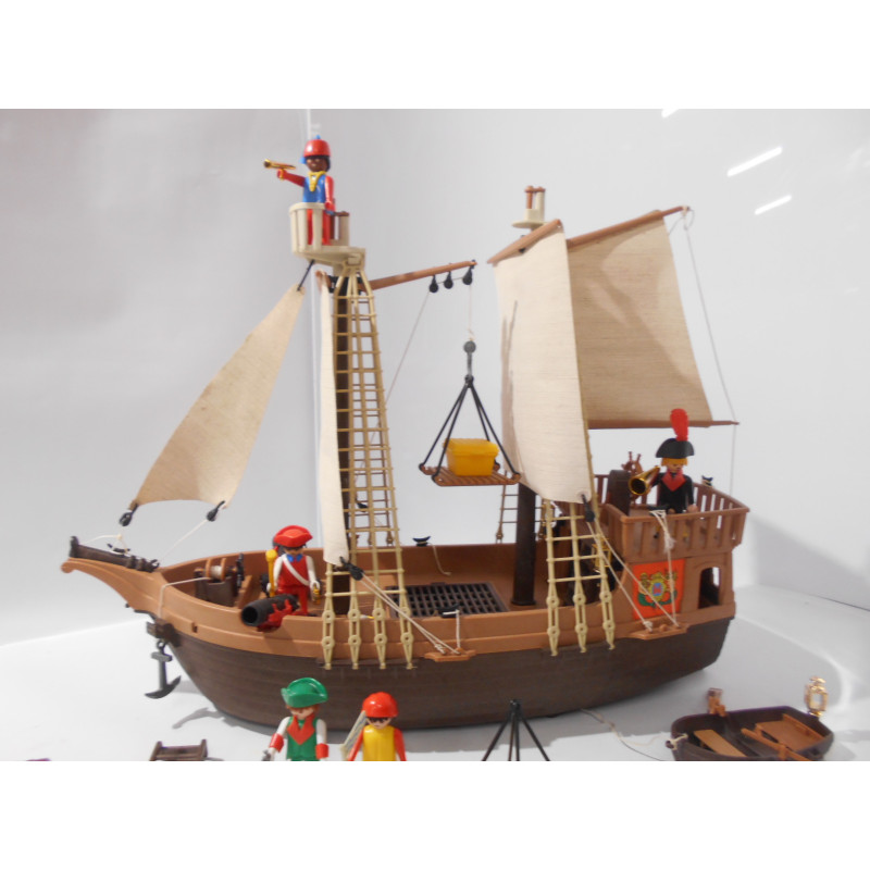 Playmobil - Bateau Pirate - Réf 3550 (Vintage 1978)