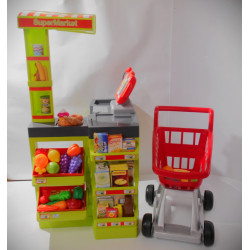 Petit supermarché avec un caddie - Smoby -