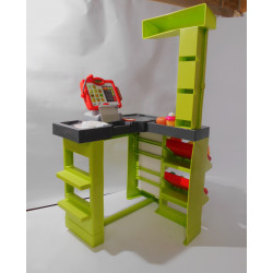 Petit supermarché avec un caddie - Smoby -