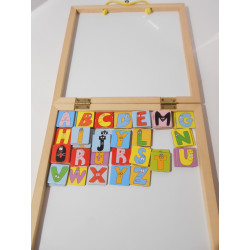 Coffret alphabet magnétique en bois  Barbapapa