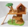 Sylvanian Families - La cabane dans l'arbre + Famille lapin gris