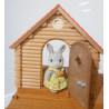 Sylvanian Families - La cabane dans l'arbre + Famille lapin gris