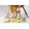 Sylvanian Families - La cabane dans l'arbre + Famille lapin gris