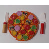 Jouet pizza pour enfant tout en bois