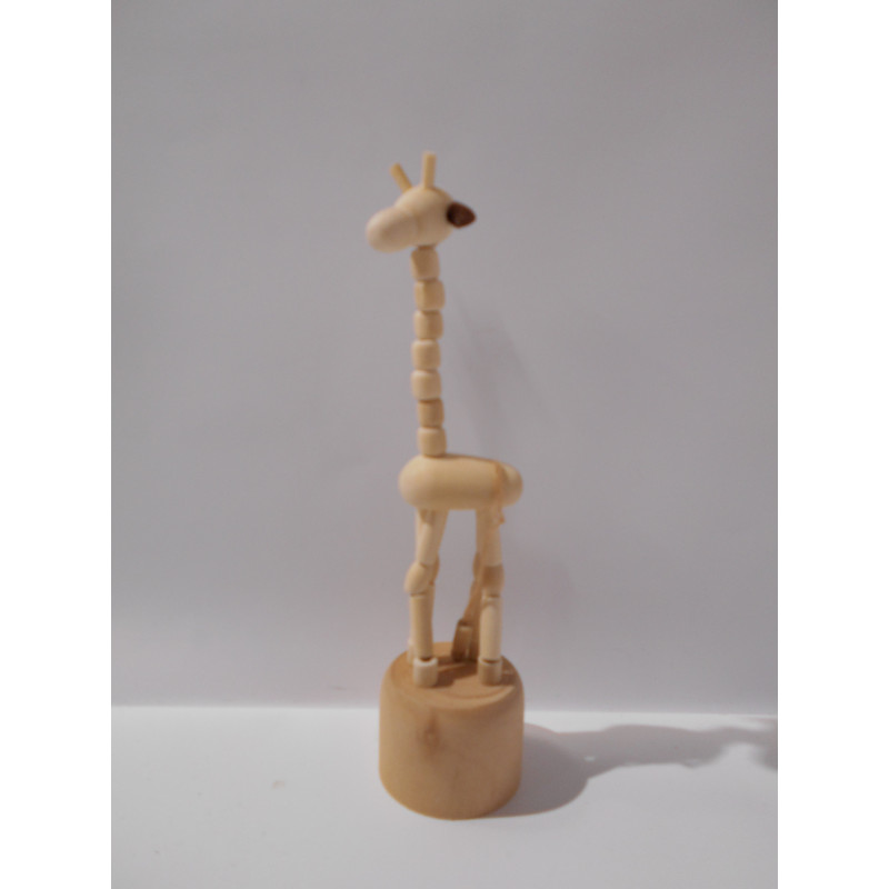 Figurine girafe - bois à mettre en peinture