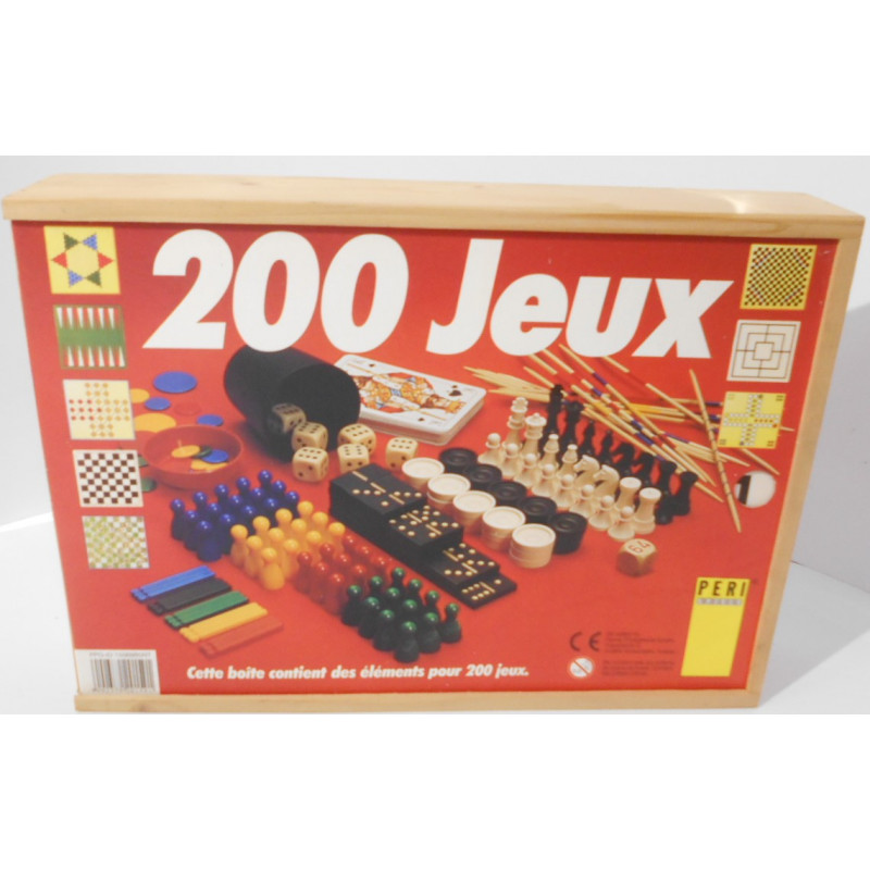 Jeux de société - boite de 200 jeux