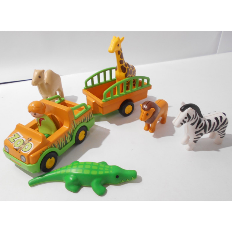 Playmobil 123 - Véhicule Zoo