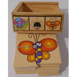 Mini puzzles en bois 1 er âge