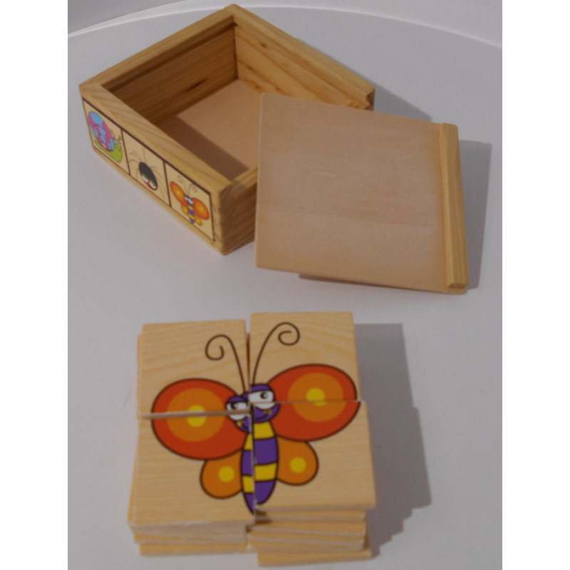 Mini puzzles en bois 1 er âge
