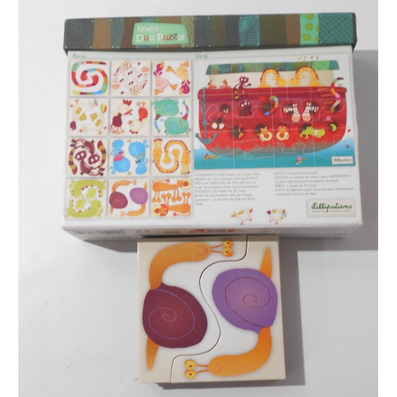 Duo puzzle arche de Noé - Lilliputien