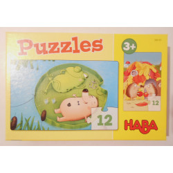Puzzles 2 x 12 pièces - Haba