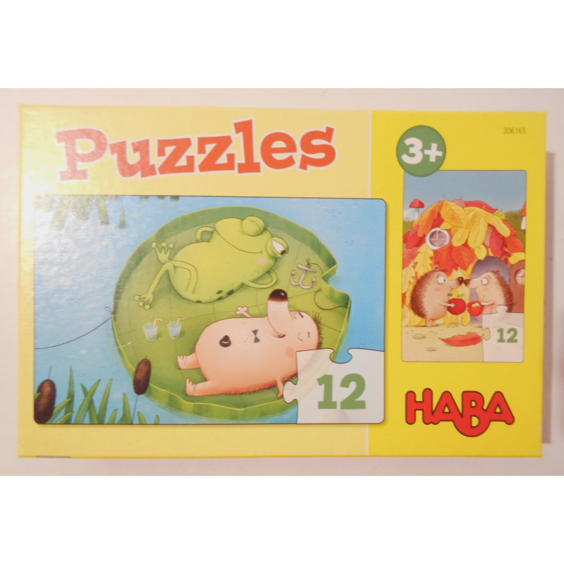 Puzzles 2 x 12 pièces - Haba