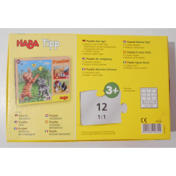 Puzzles 2 x 12 pièces - Haba