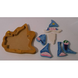 Puzzle en bois magicien