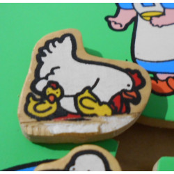 Labyrinthe en bois thème ferme