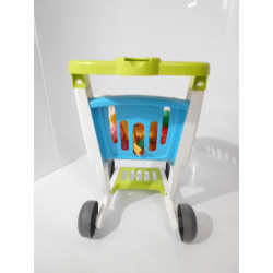 Caddie avec assortiment de fruits et légumes