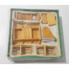 Meubles miniatures en bois