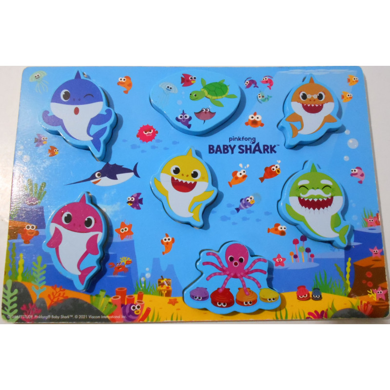 Jeu en bois-Baby Shark - vendu