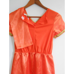 Robe sari orange
