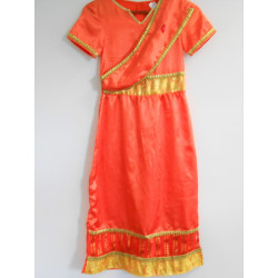 Robe sari orange