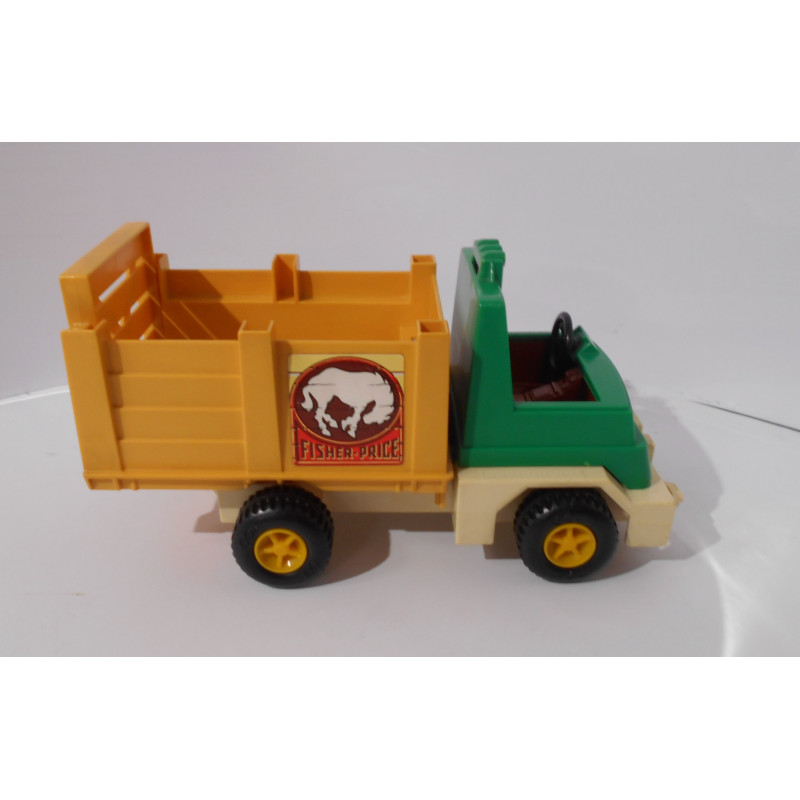 Camion Benne Fisher-Price Vintage - Jouet Ancien Pour Collectionneurs