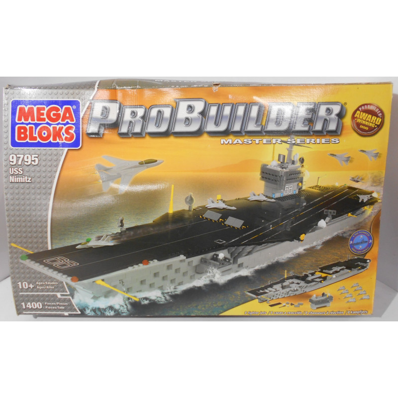 Méga Bloks - Porte avion USS Nimitz 9795 - vendu