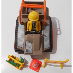 Figurine et Engin de chantier - Playmobil