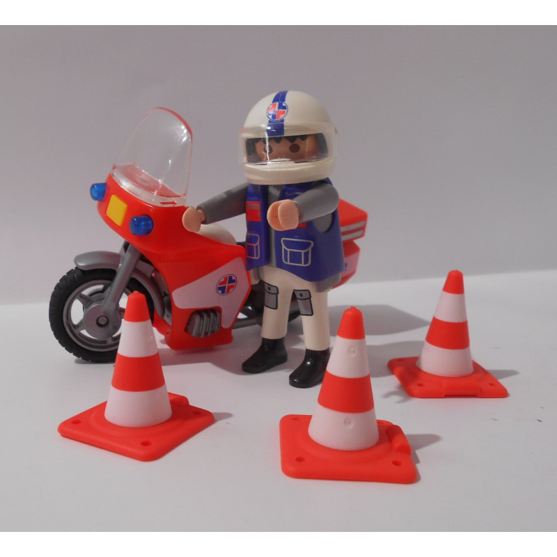 Secouriste à moto - Playmobil