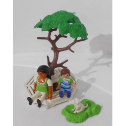 Playmobil - Famille sur un...