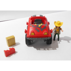 Playmobil - Voiture Aventure 4x4 rouge